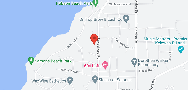 map of 4304 Lakeshore Road